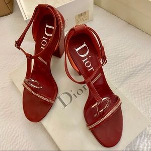 Christian Dior DETED STIT Sand 10cm Rogue bordeaux
